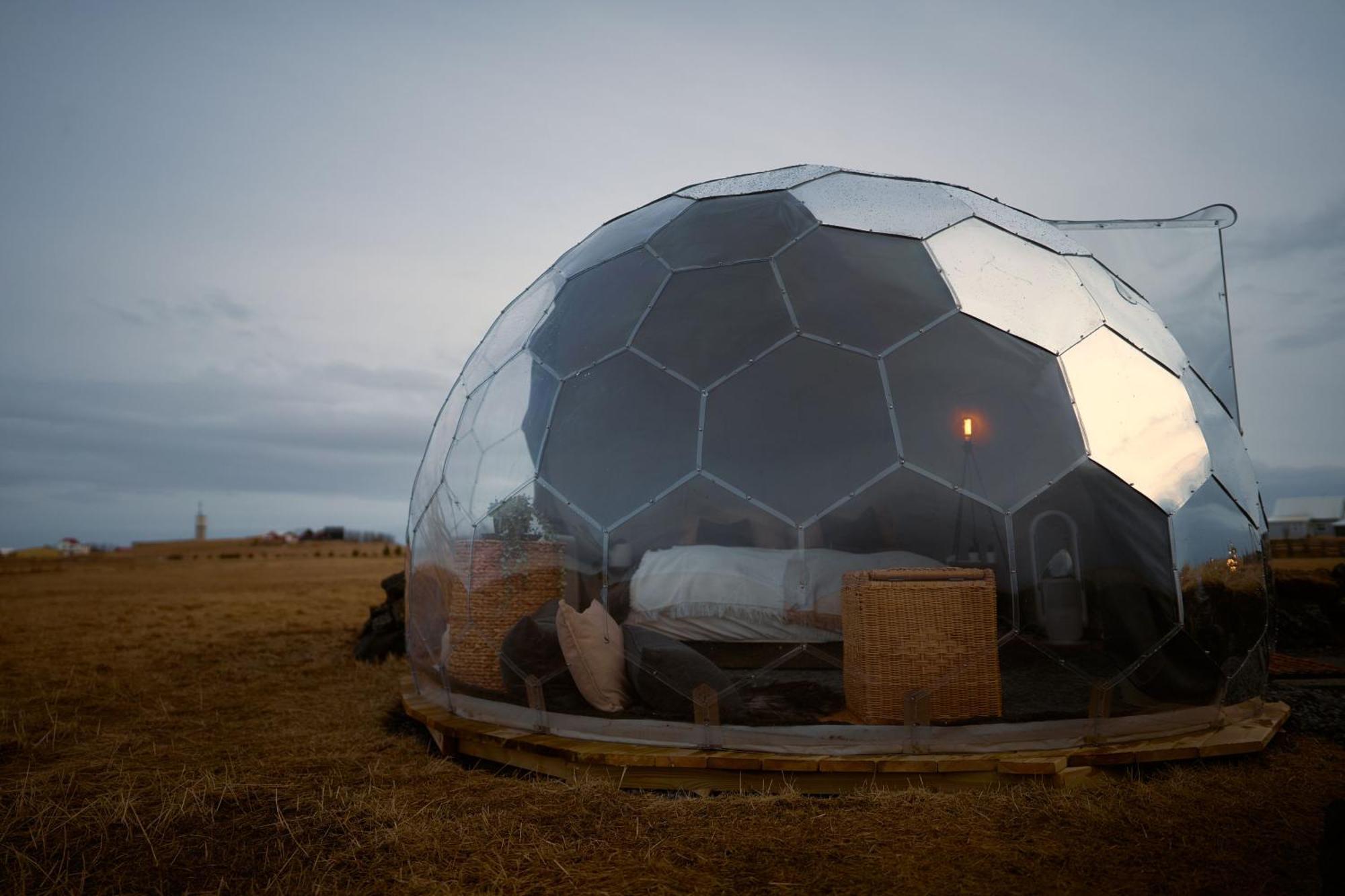 Helja Stay Glamping Domes Hella Ngoại thất bức ảnh